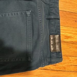 Zegna Blue Twill Five Pocket Pant 36-R